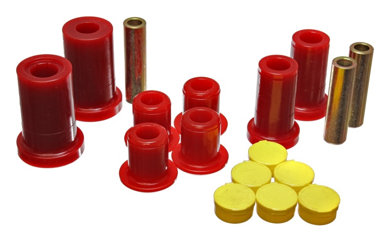 Ford F-150 Control Arm Bushing Kit - Front - Energy Suspension - Hyper-Flex Performance Polyurethane - Red - `97-`03